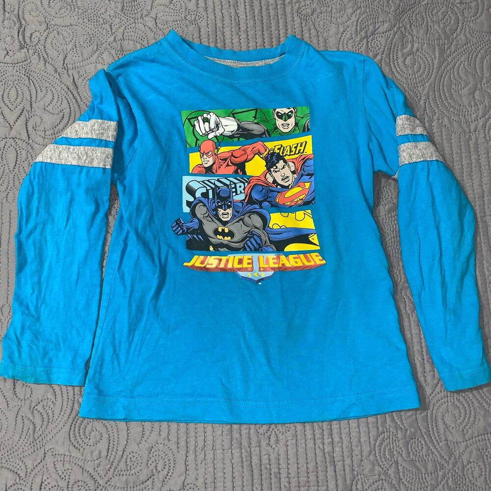 Justice League Kids Long‑Sleeve Shirt –